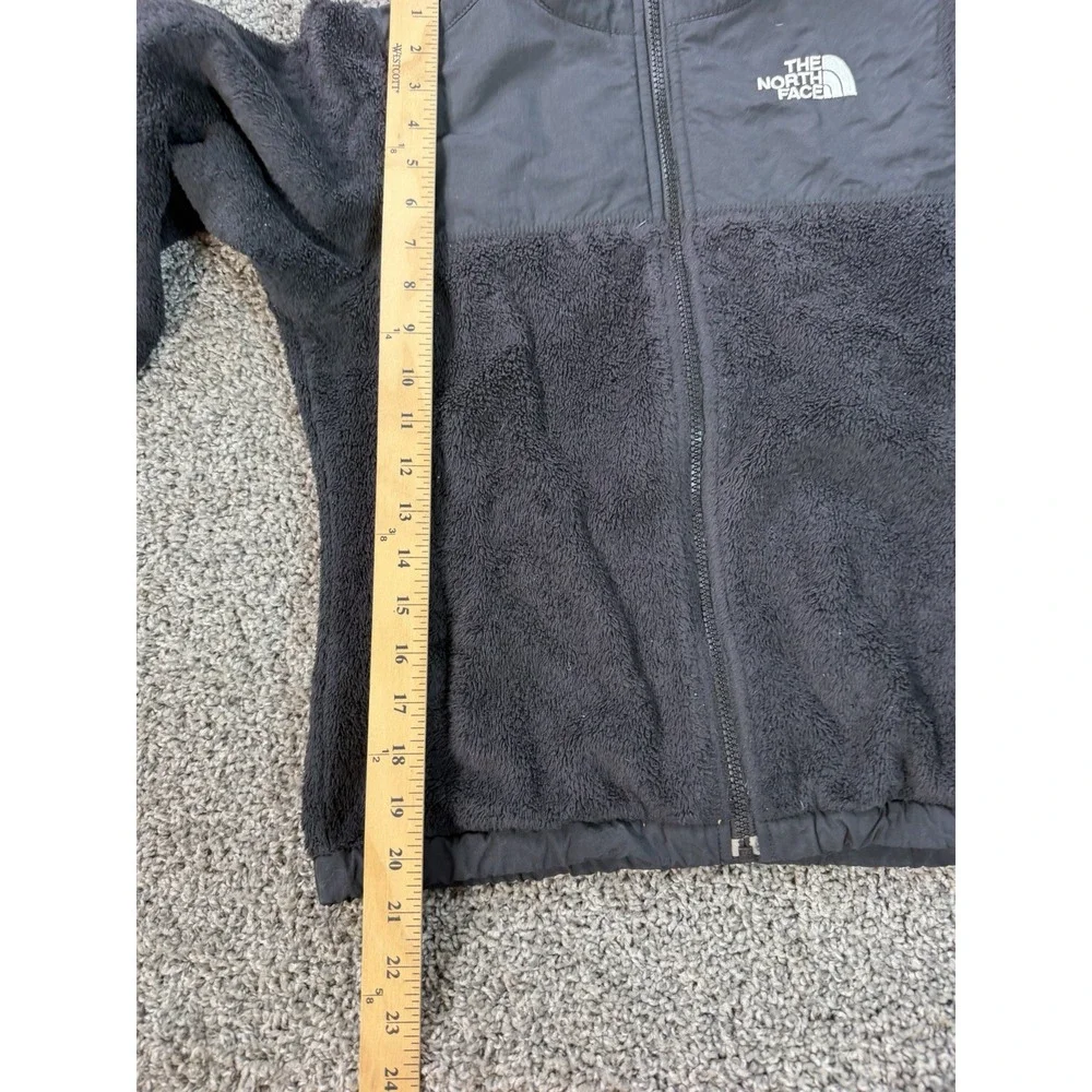 The North Face Denali Fleece Jacket Girls Size Medium Black Full Zip